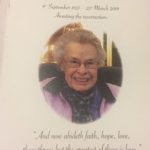 20190328 – Thursday – Joan Beard’s funeral